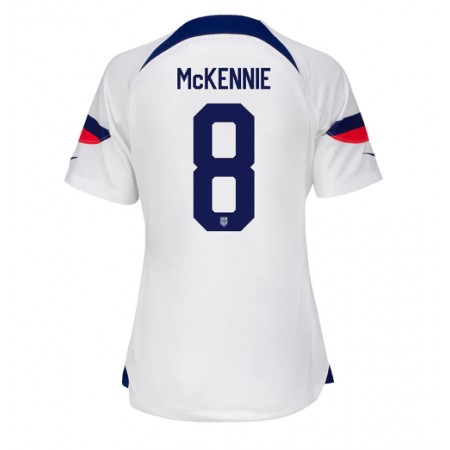 USA Weston McKennie 8 Dames Thuisshirt WK voetbal 2022